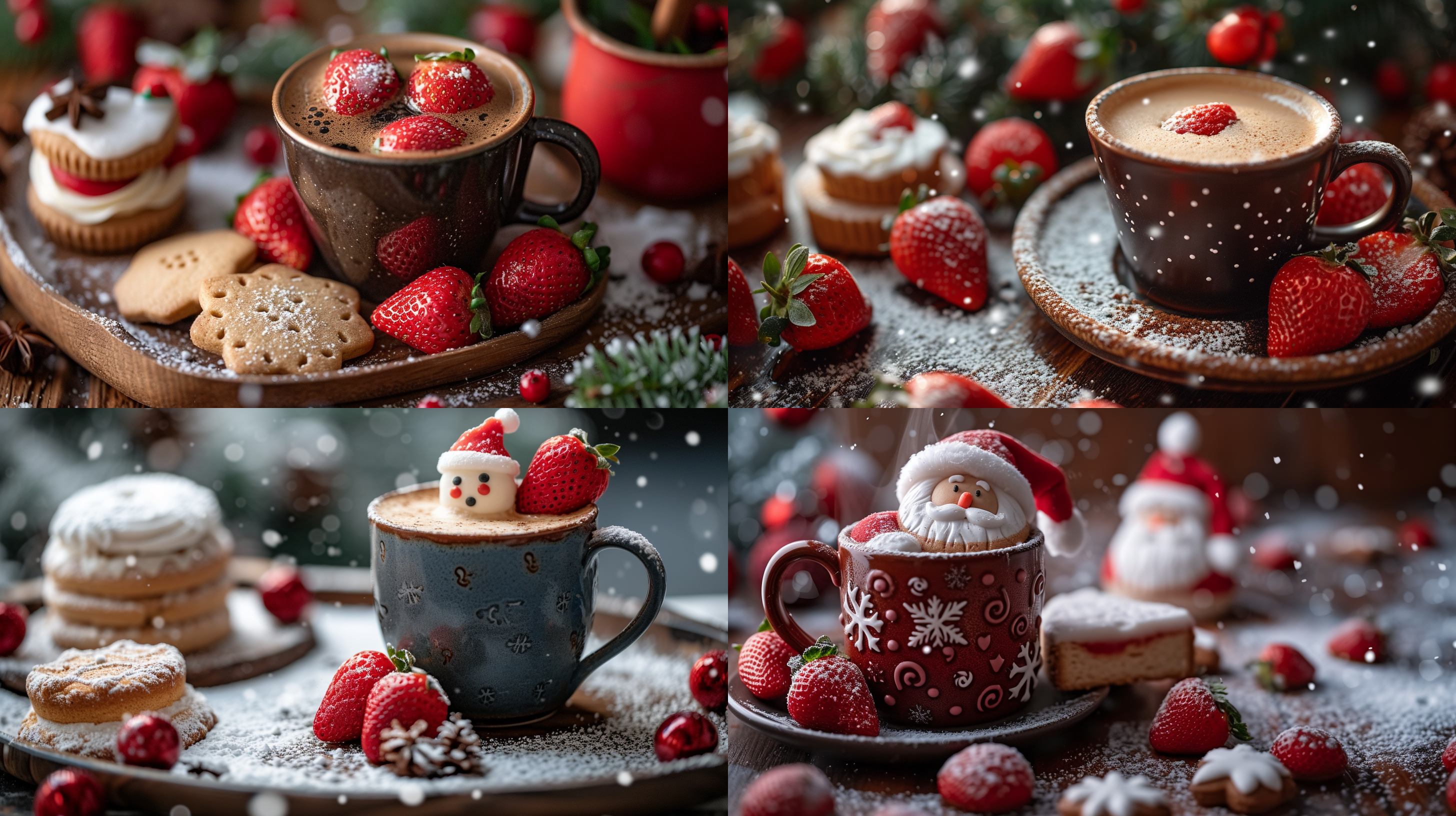 aseul89 Steaming hot black coffee in a mug with Santa Claus cha fffa1465 6f04 4666 bfda 1f611185bda5